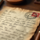 Lettre ancienne avec timbre et code postal de Lille